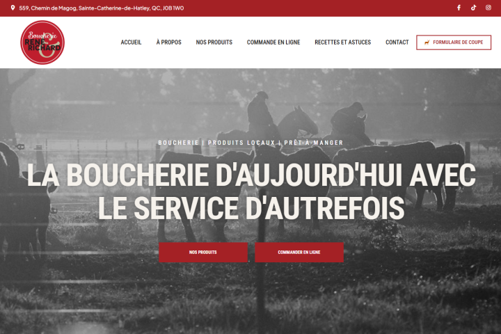 Projet Boucherie René & Richard