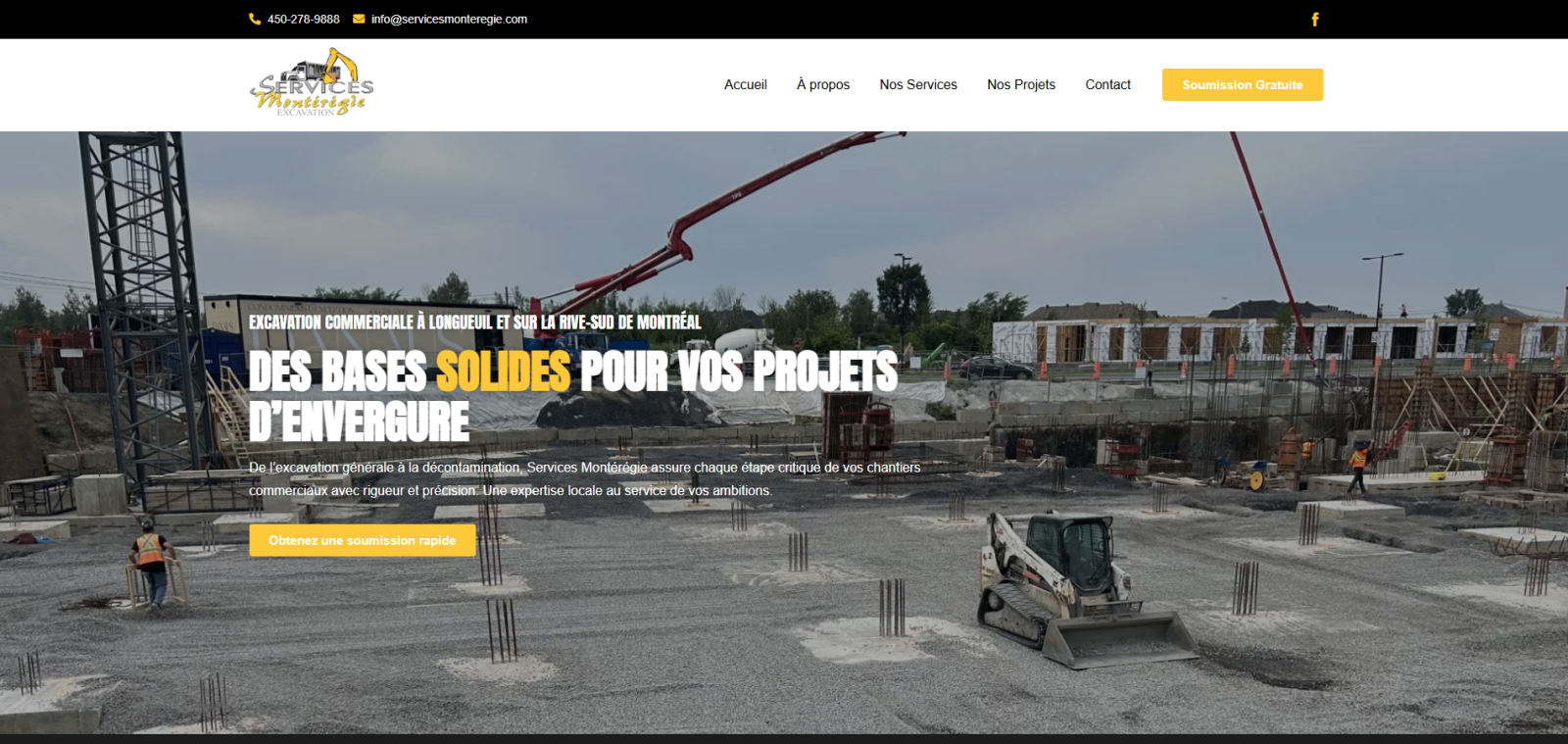 Réalisation EVO Marketing pour Services Montérégie